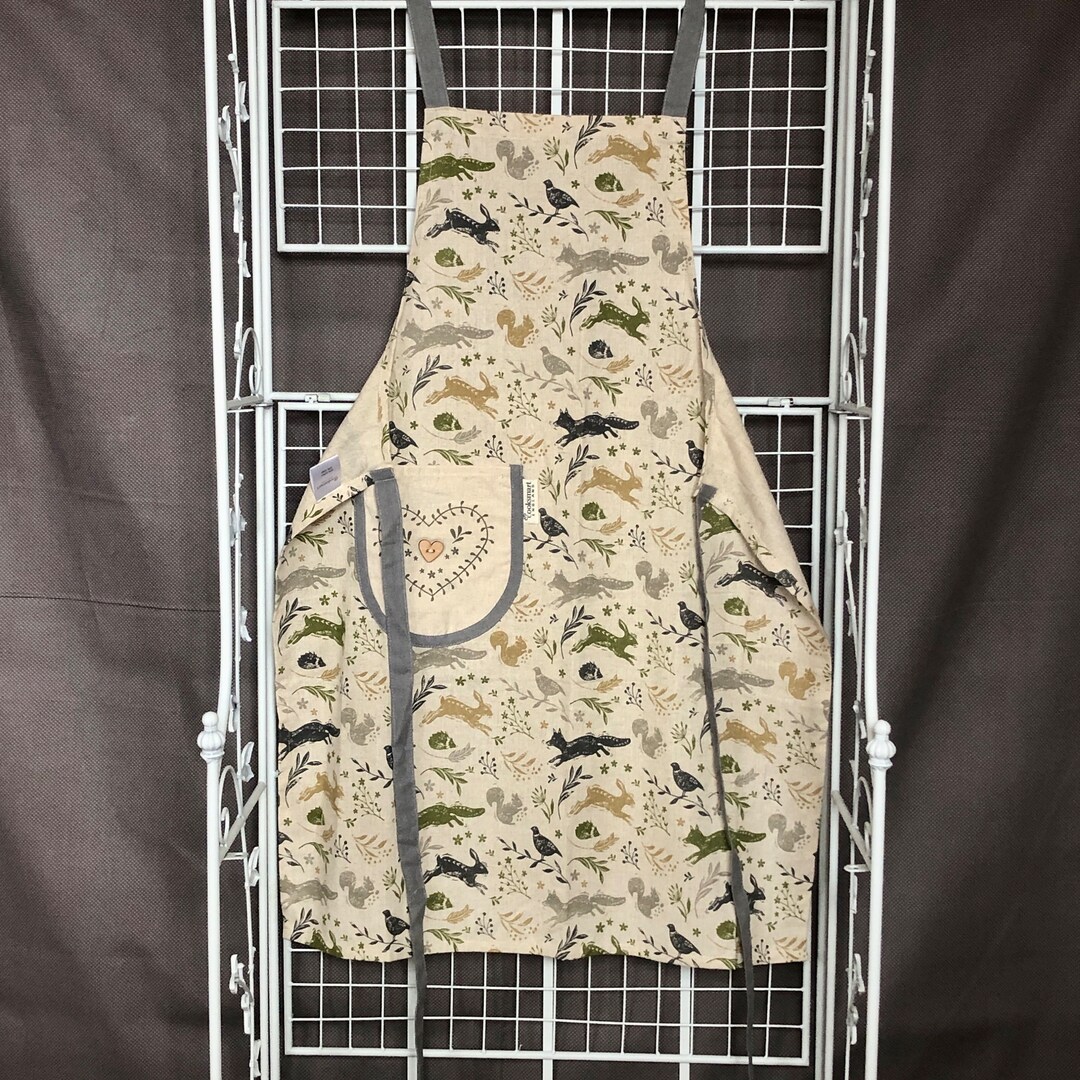 Cook Smart Fox Apron From Cooksmart With Rabbit, Partridge, Fox and Squirrel - Etsy