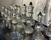 → Переглянути на Etsy: Epoxy Resin Chess Set, Wood Board, Custom Chess Pieces Epoxy Resin Chess Set, Wood Board, Custom Chess Pieces