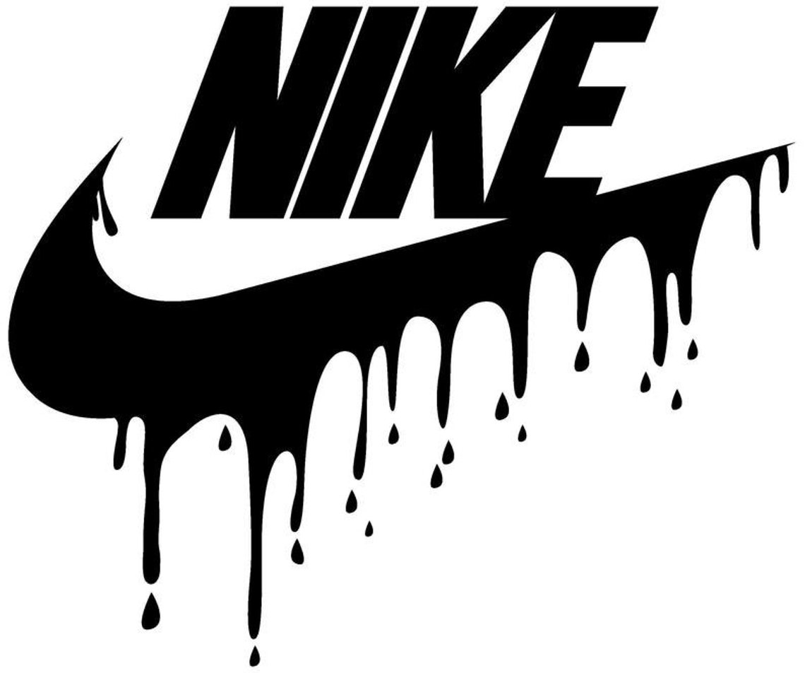 Nike Drip Logo SVG Files | Etsy