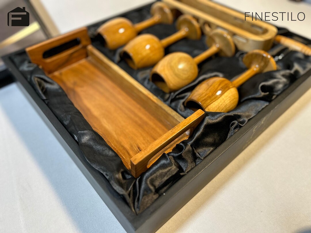 Barware Set | Elegant Wine Gift Box With Luxury Glasses and Wine ...