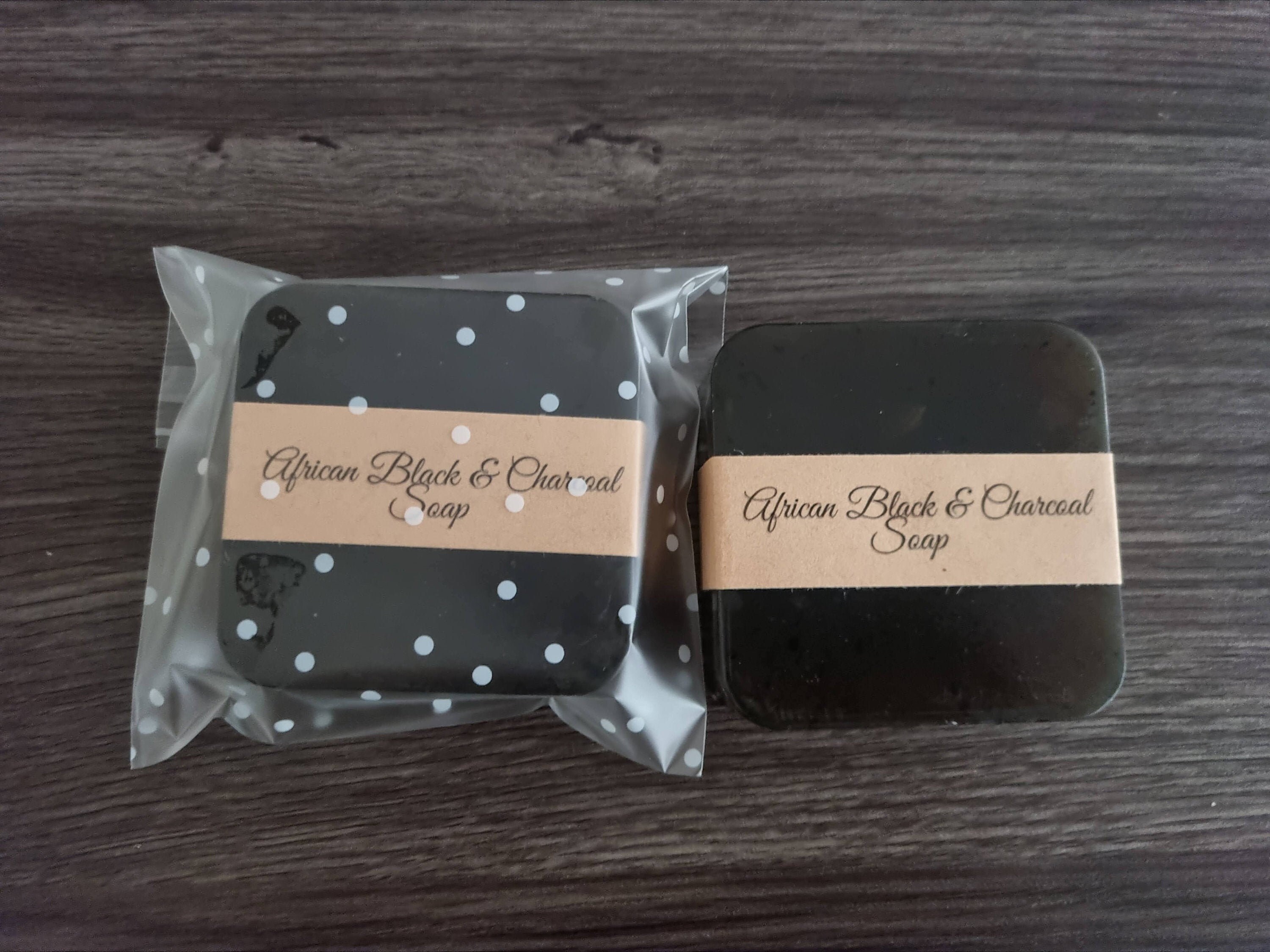 African Black & Charcoal Soap Handmade All natural Etsy