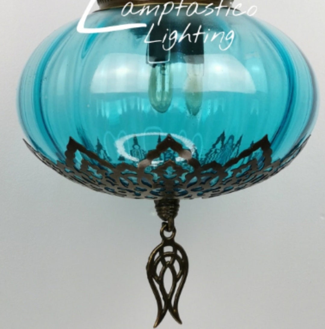 6 Colours Blown Glass Floor, Table, Chandelier Lamp Replacement Glass