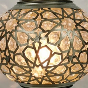 7 Colours Mosaic Crackle  Blown Replacement Glass ,Floor, Table, Chandelier Lamp Replacement Glass Part Only