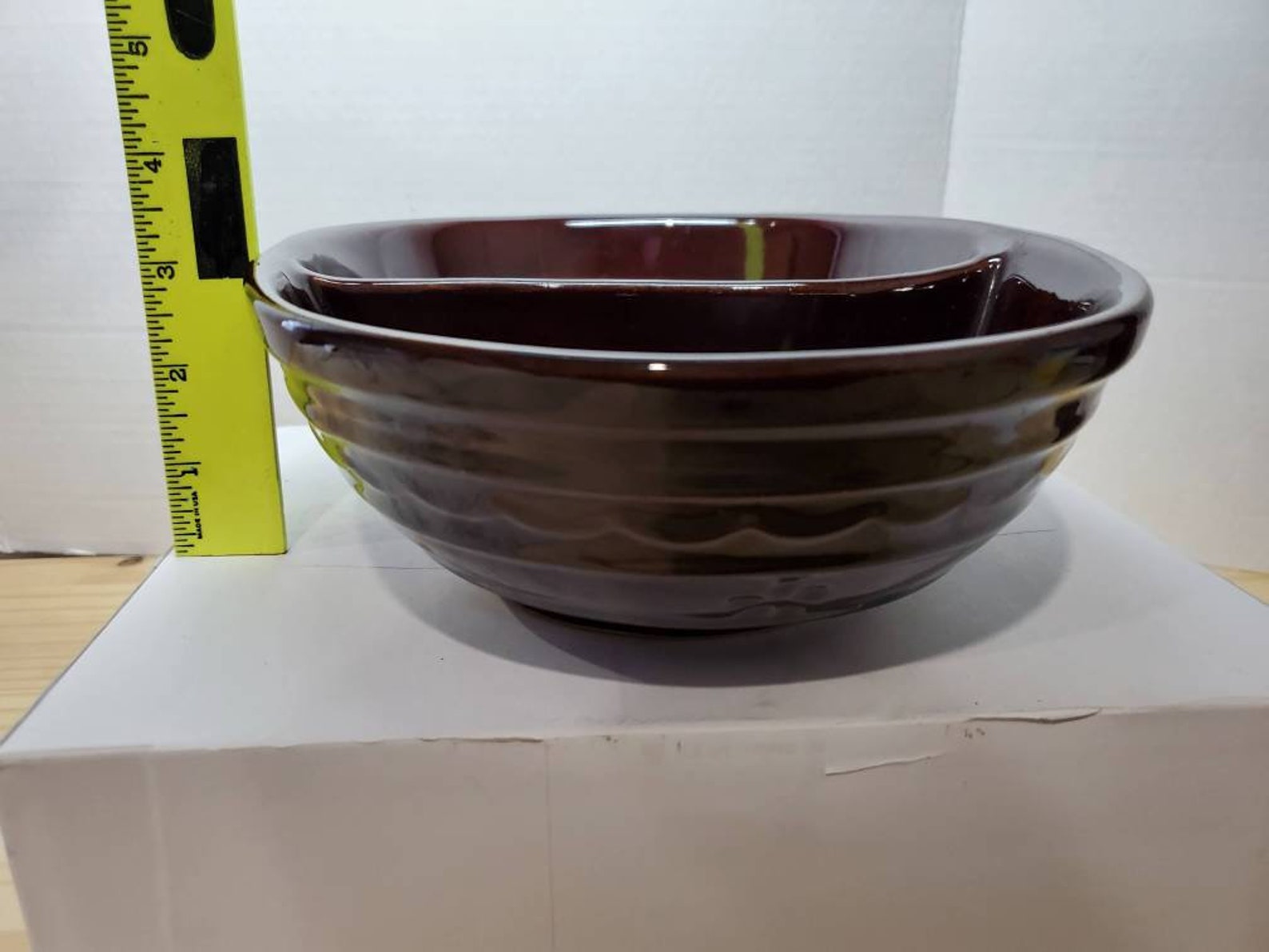 Vintage Marcrest Oven Proof USA Stoneware Brown Divided Baking Etsy