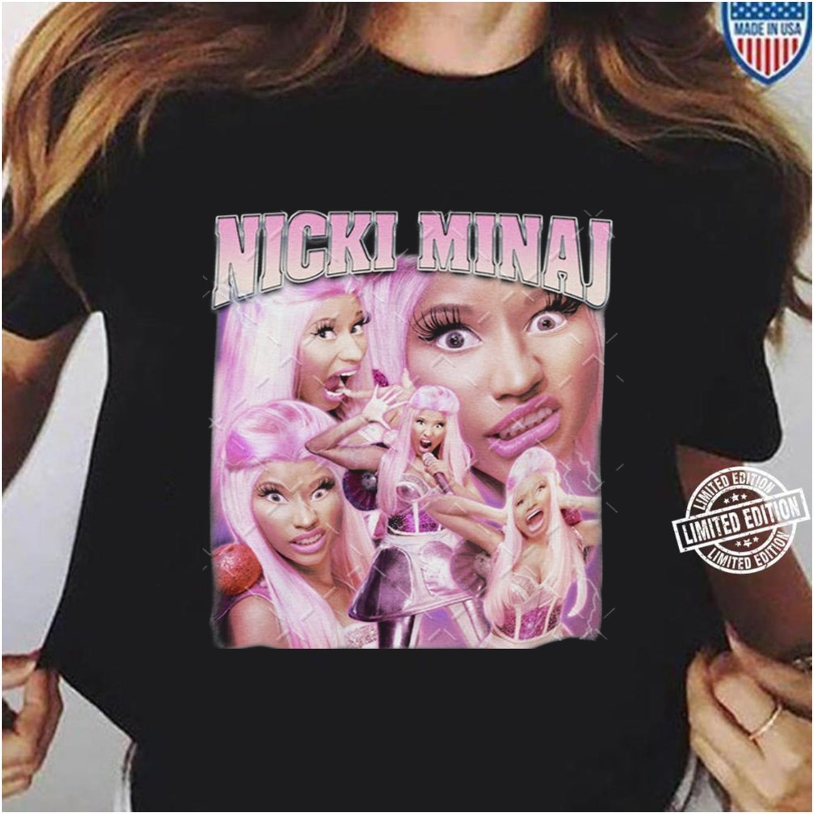 Nicki Minaj Printed Graphic Tee Nicki Minaj Shirt RAP Etsy