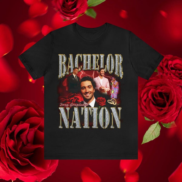 Bootleg Bachelor Nation T-Shirt | Joey Graziadei Bachelor Shirt | The Bachelor Gift | Joey The Bachelor | Rose Ceremony | Bachelor T-Shirt |