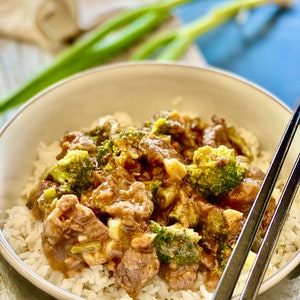 Low Sodium Beef and Broccoli RECIPE Digital Download