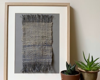 Original handwoven art | INTO THE BLUE 02