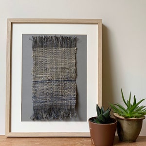 Original handwoven art | INTO THE BLUE 02