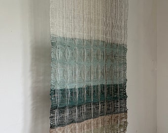 Original handwoven art wallhanging | GREEN EARTH