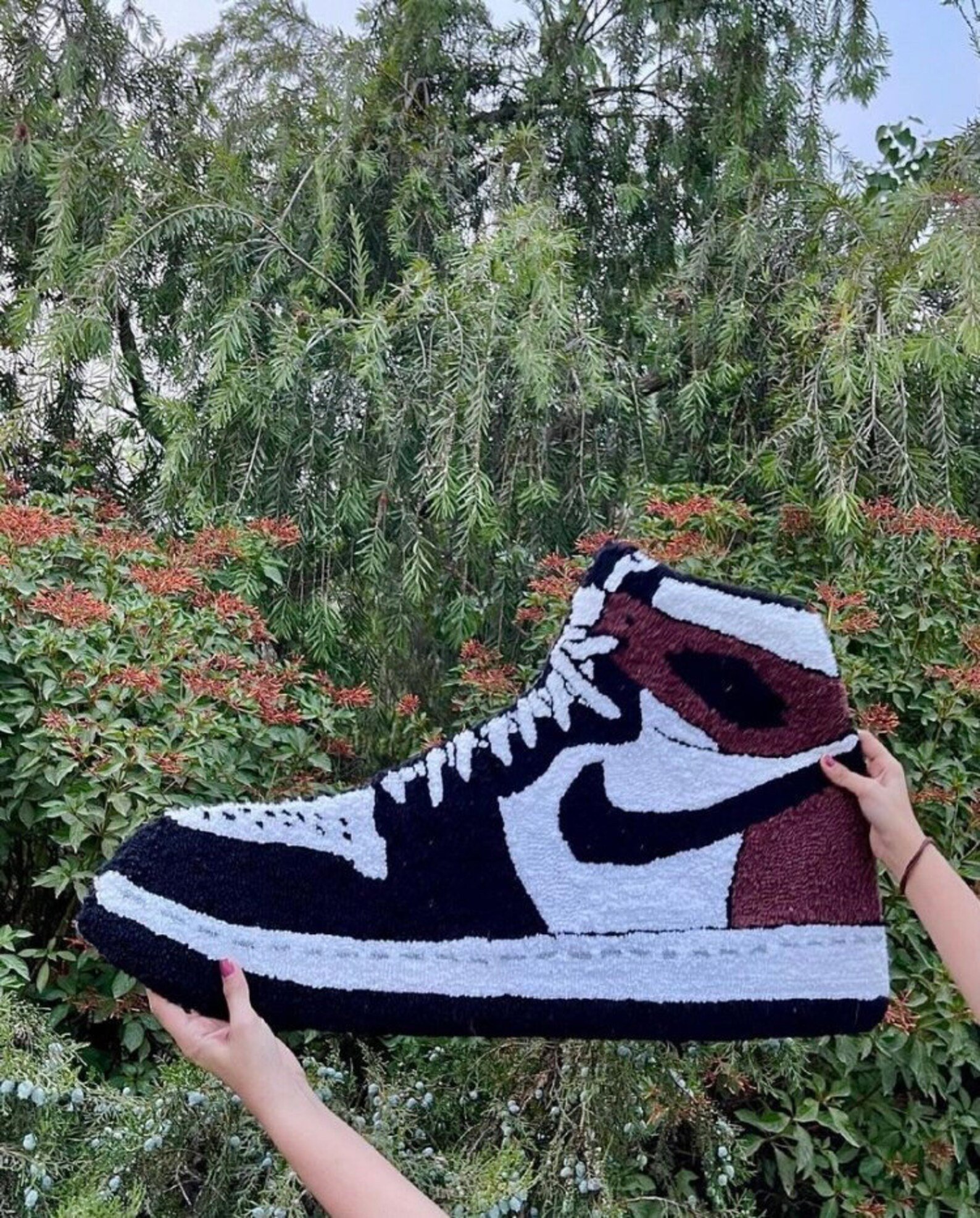 Mocha Air Jordans Rug Custom made Air Jordans Rug Nike Rug Etsy