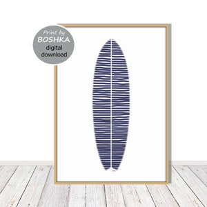 Surfboard Print, Printable Surfposter, Surfboard Wall Art, Beach Coastal Decor, Surf Decor Modern Print Surfboard Art Print DIGITAL DOWNLOAD