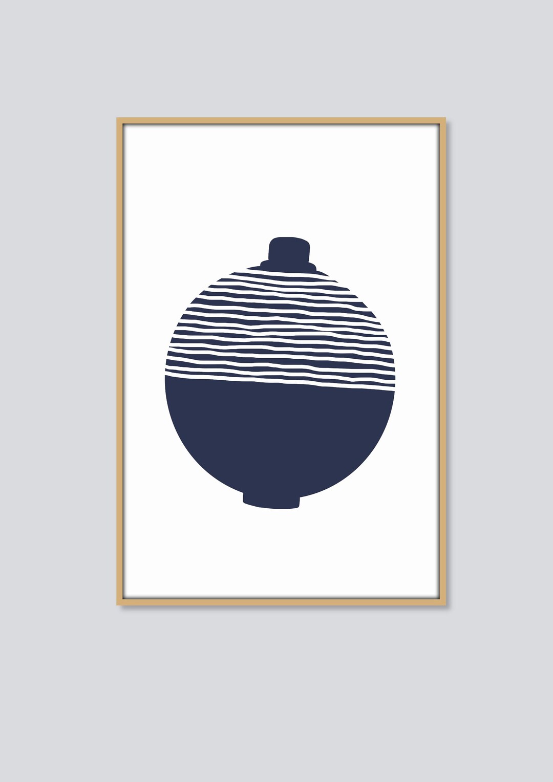 Bobber Art, Fishing Bobber Printable Wall Art, Minimalist Modern ...
