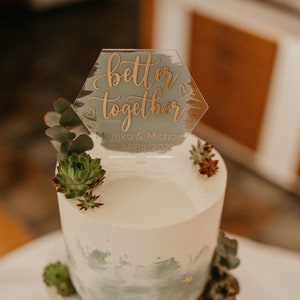 Cake Topper Wedding Cake Topper Wedding Birthday Celebration Acrylic Personalized