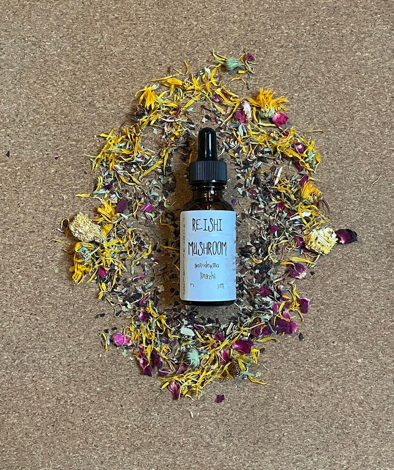 Reishi Mushroom Tincture Double Extraction Etsy