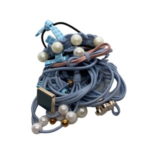 Elastic multi color hair band 24 piece