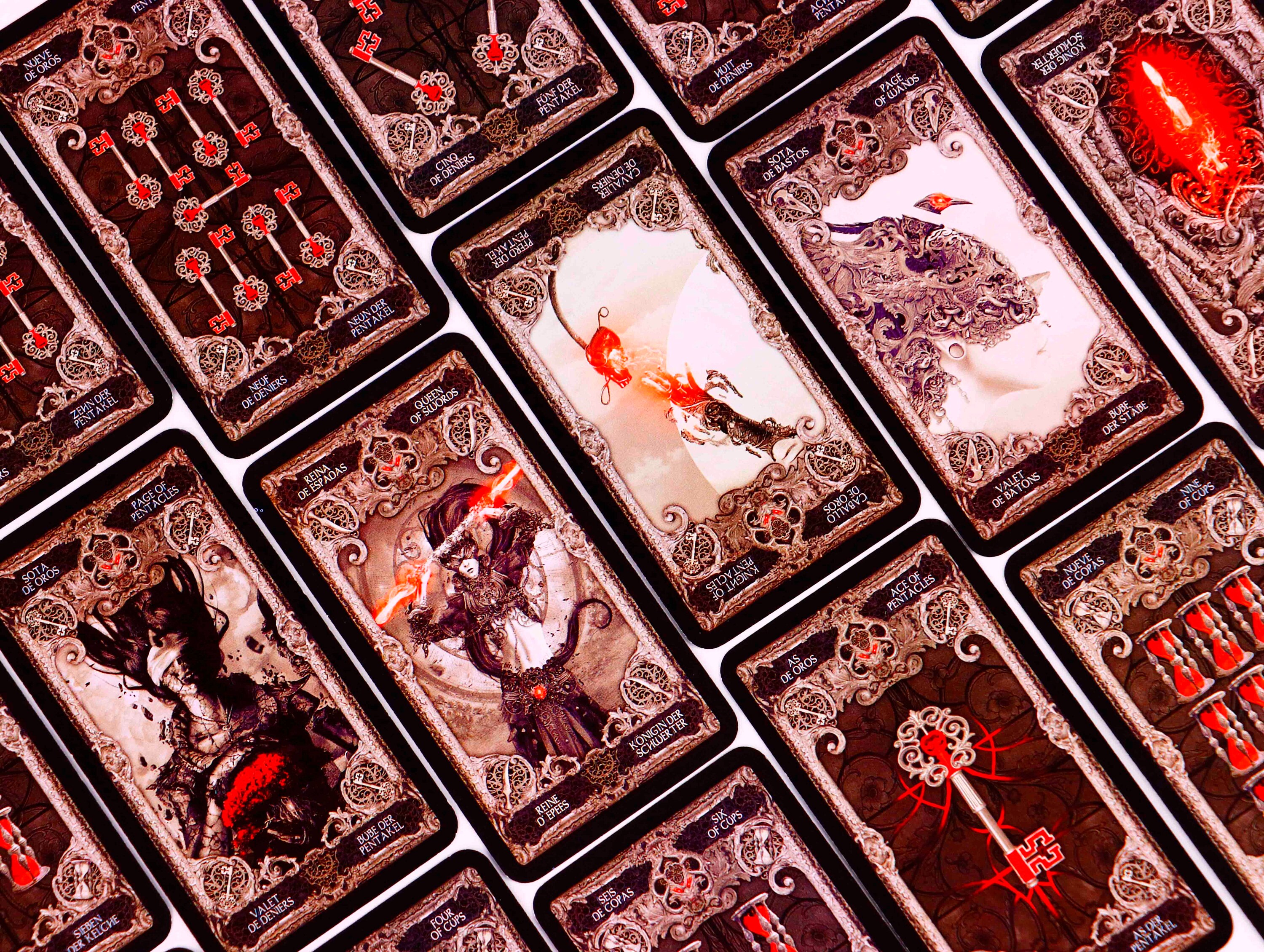 Full Dark XIII Tarot deck /The Tarot XIII Tarot card with Etsy