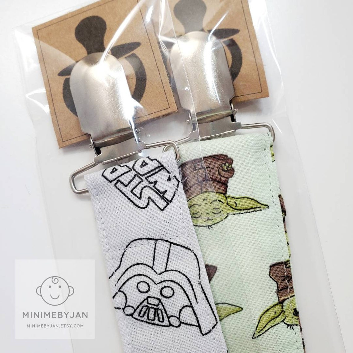 Star Wars Baby Toddler Binky Clip Baby Pacifier Clip Etsy