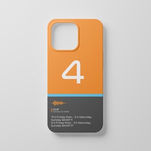 Lando Norris Phone Case | "It's Friday then, it's Saturday Sunday WHAT" | NOR | Formula 1 | Samsung | iPhone 15 14 13 Pro Max case