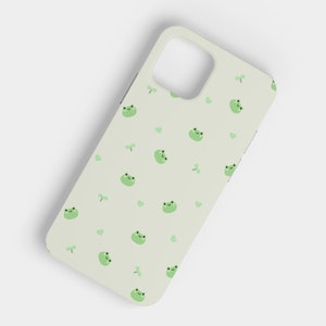Minimalistic Frog iPhone case, summer vibe case for iPhone 15 14 13 12 11 Pro Max 8 Plus X, Samsung Galaxy S23 S22 S20 Ultra