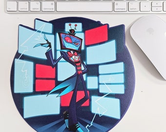 Hazbin Hotel - The V's Big Boss (Vox) - PVC Mouse Mat