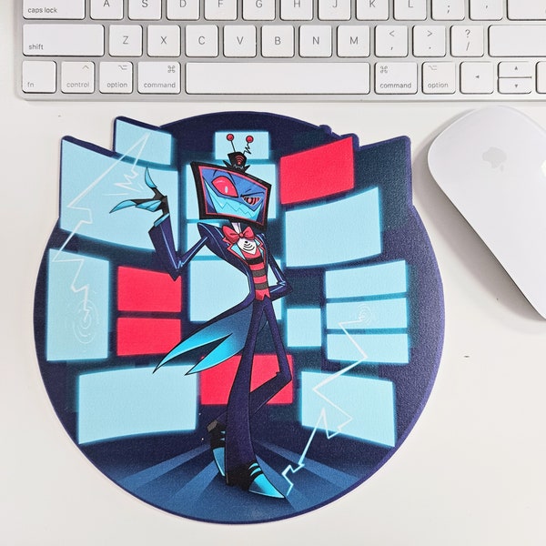 Hazbin Hotel - The V's Big Boss (Vox) - PVC Mouse Mat