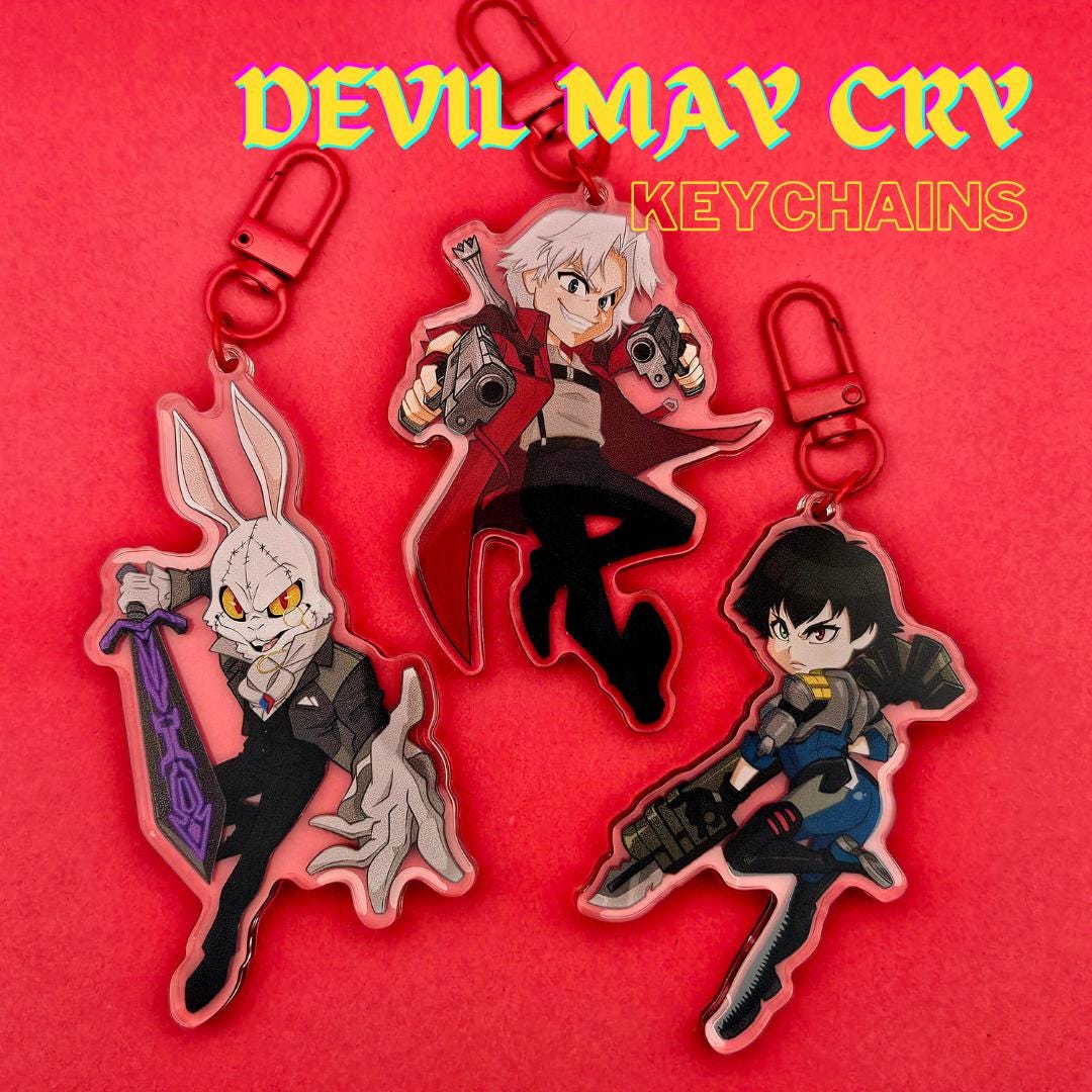 Devil May Cry - Dante, Vergil, Lady & White Rabbit Acrylic