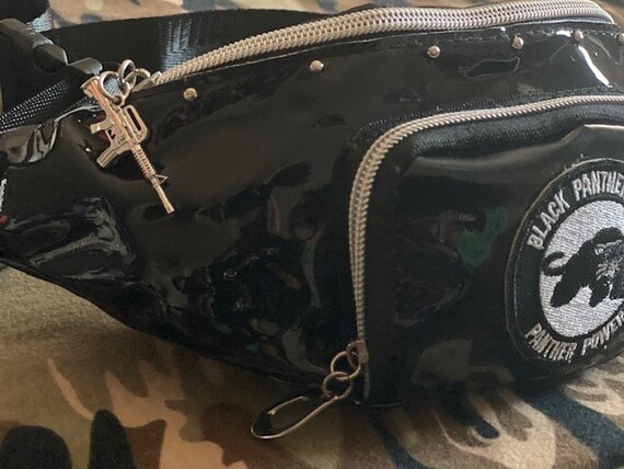 black panther fanny pack