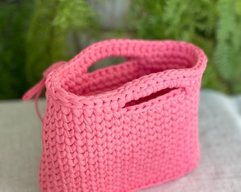 Scooterbag and bike bag, cycling accessories, eco friendly kids Tote bag, pink color