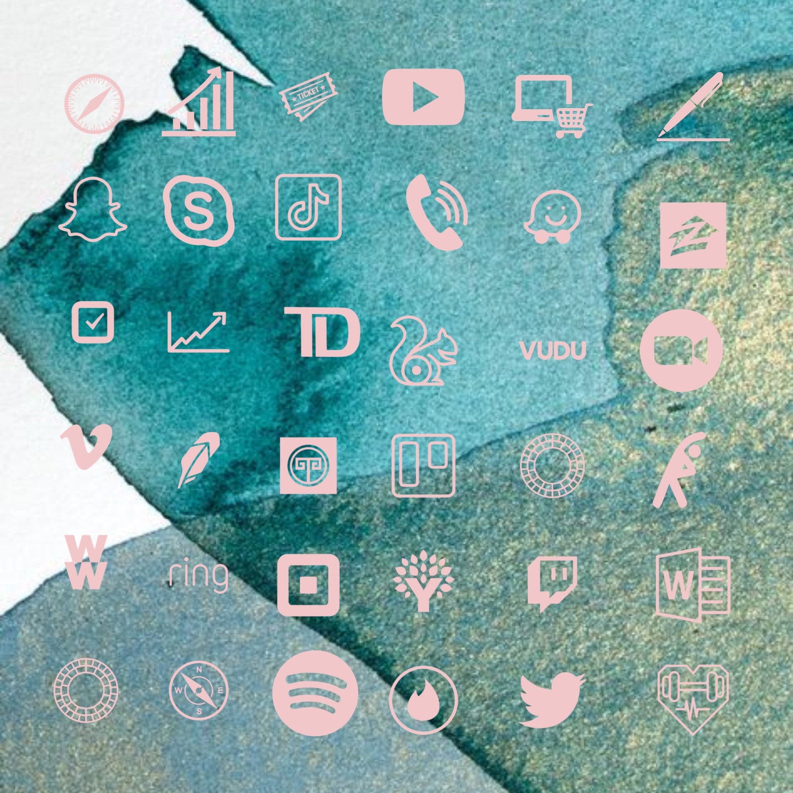 App Icon Covers 350 High Resolution iOS 14 Icons Pack Etsy