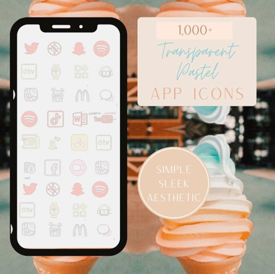 App Icon Covers 1000 High Resolution iOS 14 Icons Pack Etsy