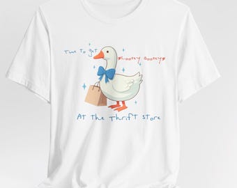Thrift Humor Tee | Silly Goose T-shirt | 90's style | Thrifting Apparel