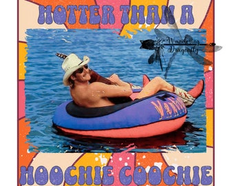 Retro Hoochie Coochie Design | PNG File | Alan Jackson | Digital Download | Printable | T-shirt Design