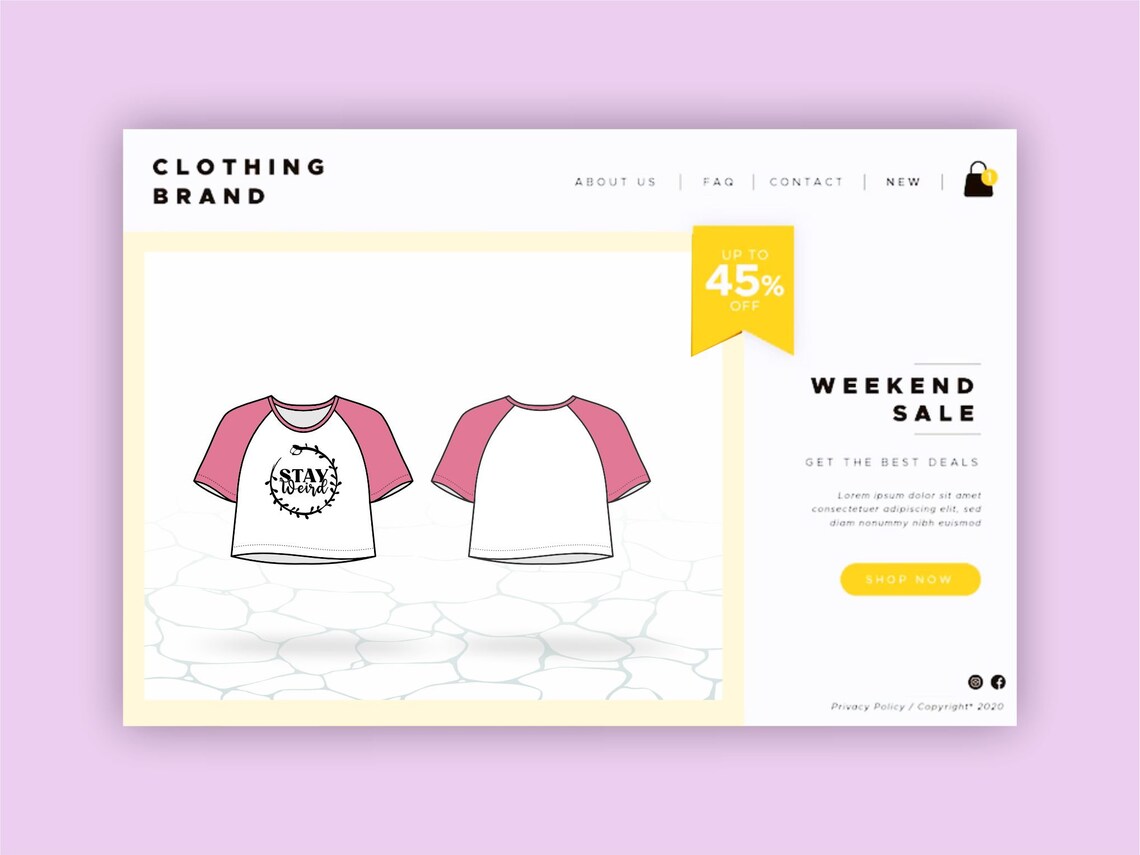 Croptop Raglan Mockup Template for Design, Layered Illustrator Vector ...