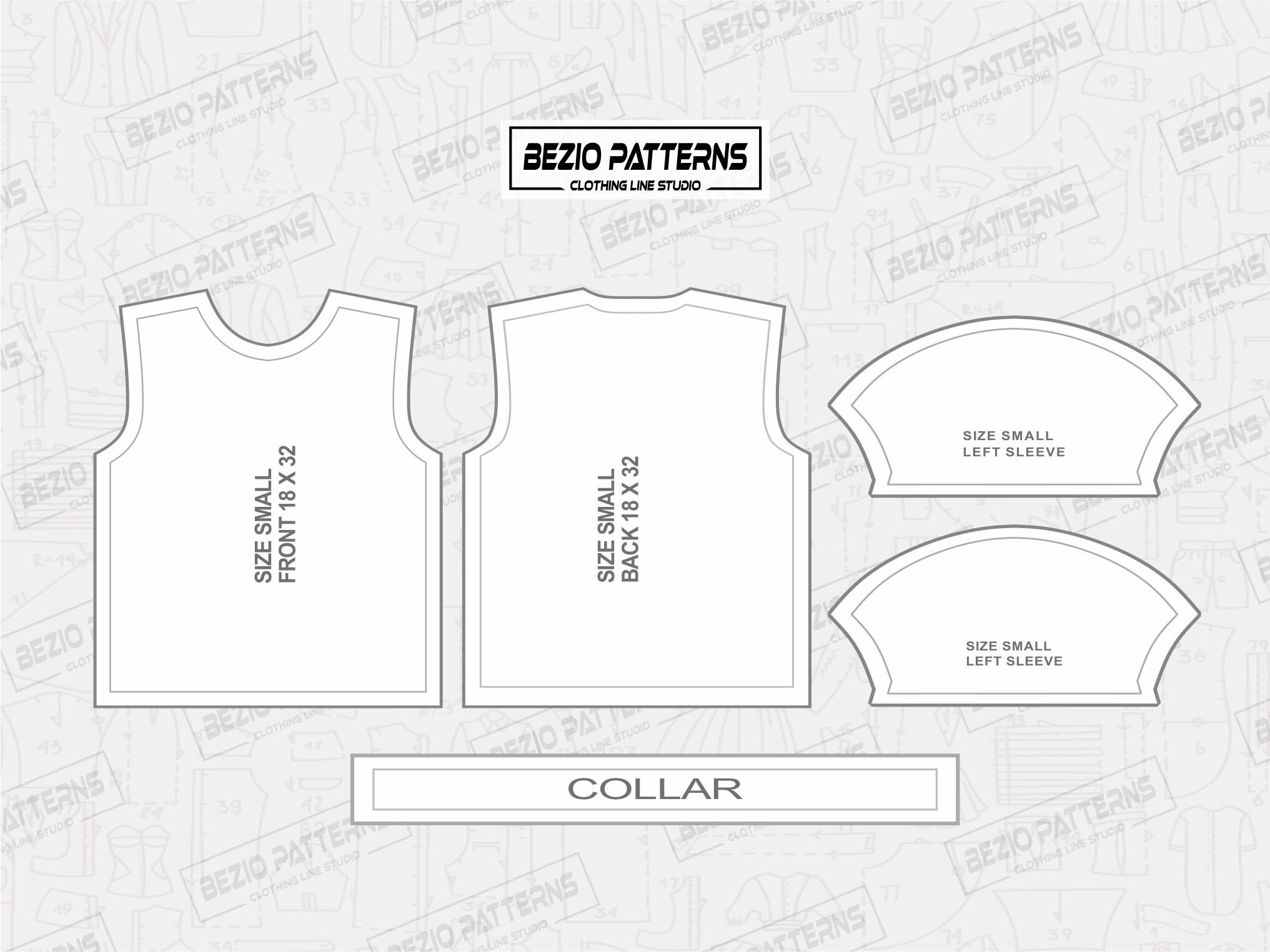 Esport Jersey Men Sewing Pdf Pattern/templatespdf Sewing Etsy