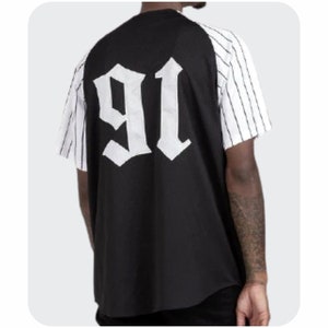 Baseball Jersey Full Button Raglan Sleeves Men ,PDF Sewing Pattern ...