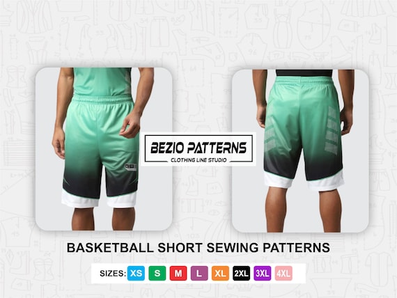 Short de basket-ball pour homme, patron/modèles de couture PDF