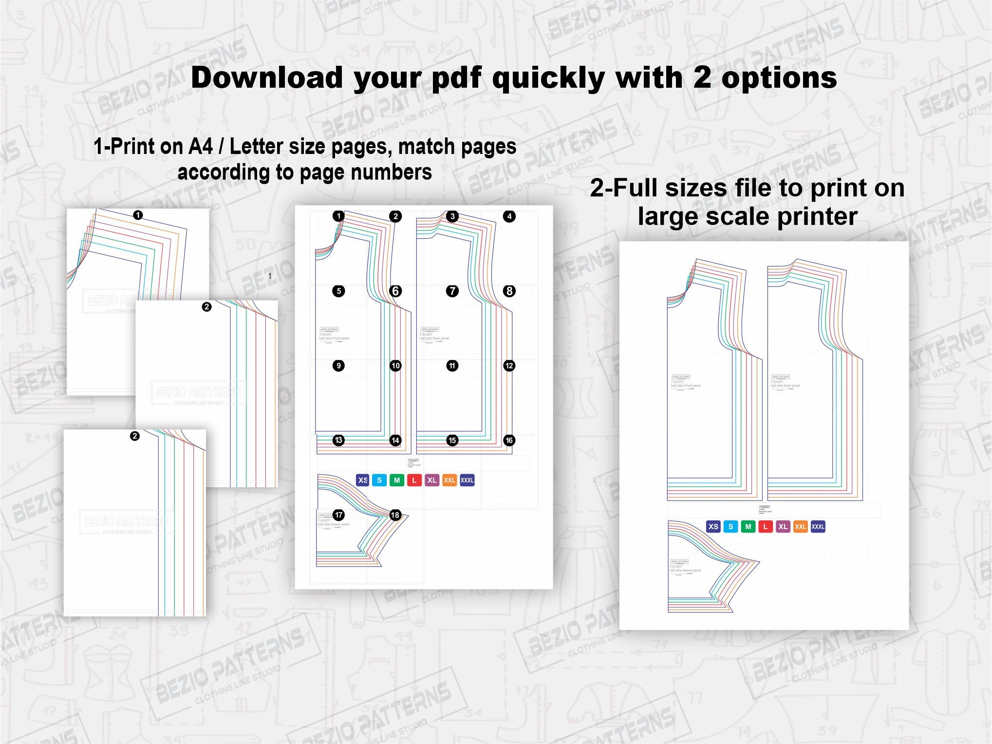 Netball Pattern Papers Net Ball Women Sewing Pattern / Templates, PDF Sewing Pattern, Net Ball ...