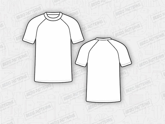Soccer Football Jersey Men Raglan Sleeve Sewing Pdf Pattern/templates,pdf  Sewing Digital Pattern,sizes XS to 3xl,instant Download, -  Finland