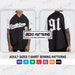 Baseball Jersey Full Button Raglan Sleeves Men ,PDF Sewing Pattern ...