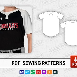 May include: A black and white baseball jersey with red lettering that says "CROSS KEYS INDIANS". The jersey has a white collar and sleeves. The jersey is available in sizes 2T, 3T, 4T, S, M, L, and XL.