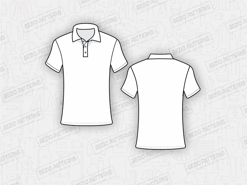 Polo Shirt Women Pattern / Templatespdf Sewing Etsy