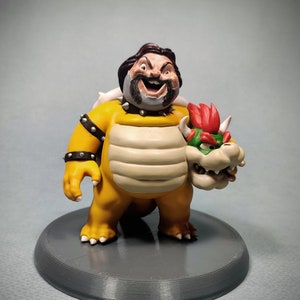 Jack Black Bowser 3D Figurine - Exclusive Super Mario Movie Collectible