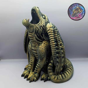 Drachen Spardose – Sitzender Drache im Cartoon Stil