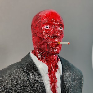Statua di Frank Cotton - Hellraiser da collezione - Regalo fatto a mano e dipinto a mano