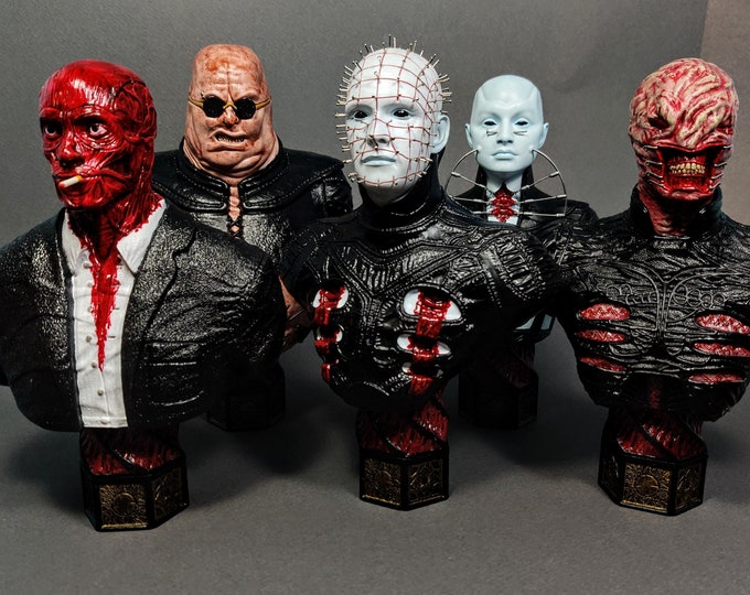 Five-in-one - Hellraiser Cenobites Figurine Busts Collection