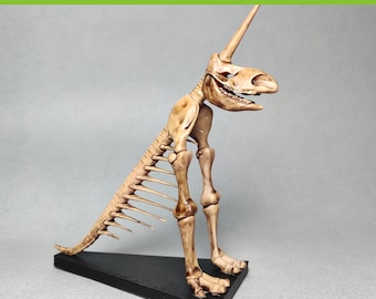 Magdeburg Unicorn – A 3D Printed Relic of Enigmatic History - Handmade and Hand-painted gift