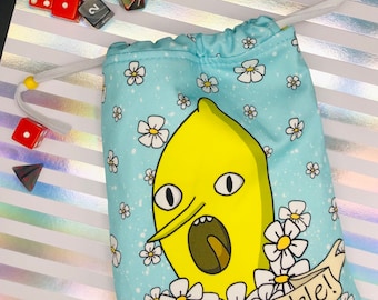 Lemon Guy Inspired Dice Bag