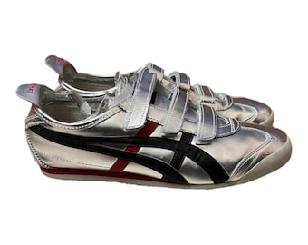 The Onitsuka Tiger Silver Chrome Mexico 66 Sneakers