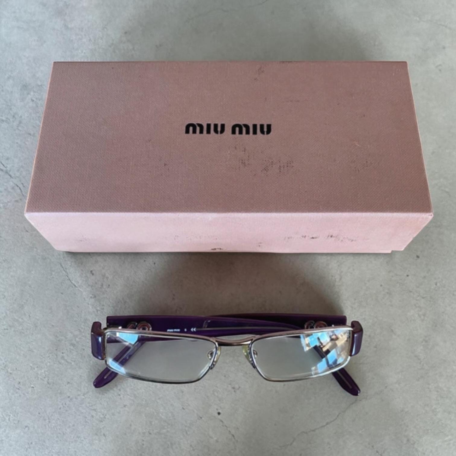 Miu Miu Sunglasses Purple - Etsy